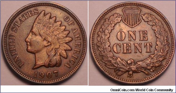 toned Indian Cent