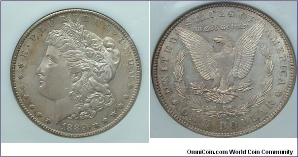 1889-S NGC MS63 morgan dollar