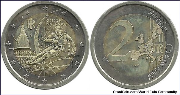 Italy 2 Euro 2006- Winter Olympics-Torino