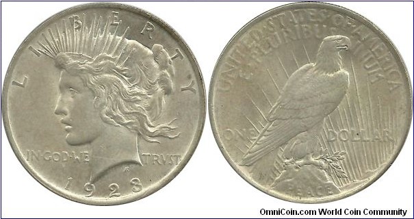 USA 1 Dollar 1923
Mintmark: 