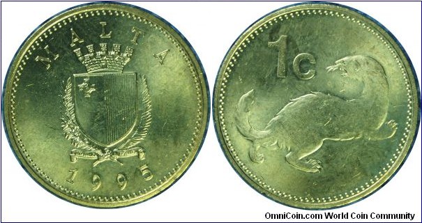 Malta 1Cent-km93-1995