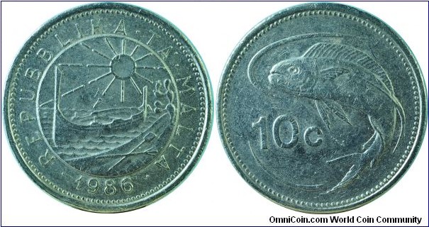 Malta10Cents-km76-1986