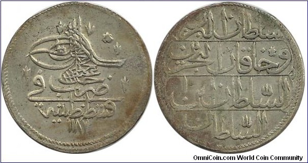Ottoman 20 Para 1187 (1774)