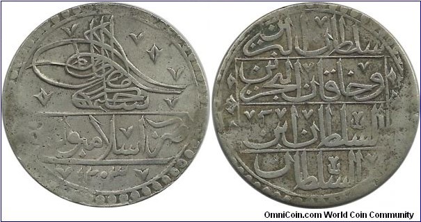 Ottoman 100 Para 1203
(1789)