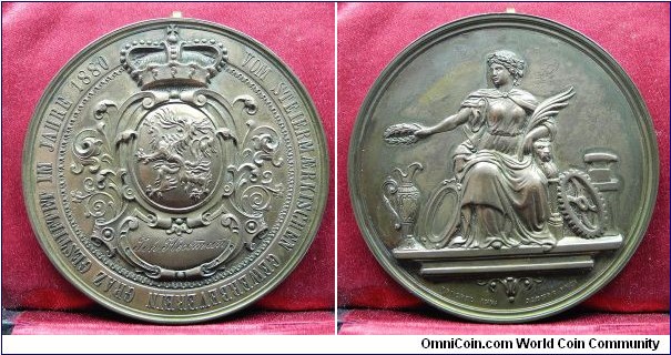 Austria Graz Styrian Business Association Medal. AE 60MM/78.7gm
