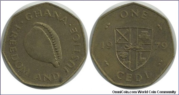 Ghana 1 Cedi 1979