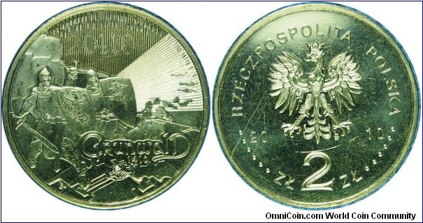 Poland2Zlote-BattleOfGrunwald-y732-2010