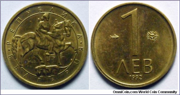 1 lev.
1992