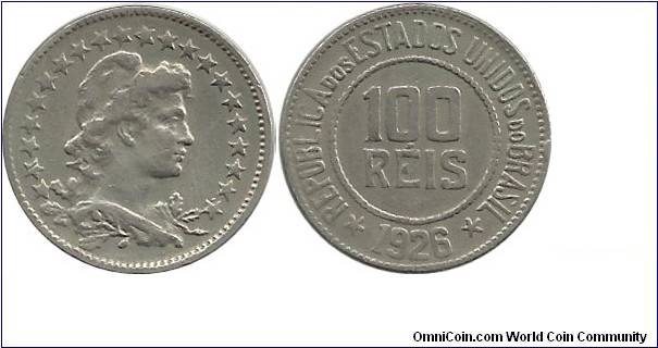 Brasil 100 Reis 1926