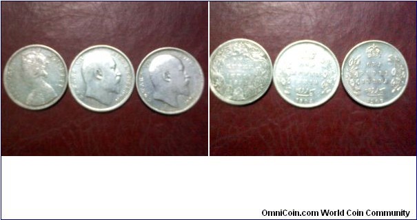 I WANT TO SALE OLD ANTIQUE SILVER COIN 1892 VICTORIA EMPRESS,&,Edward vii king & emperor one rupee indian coin 1904 ,1907 CALL 9211975664, India