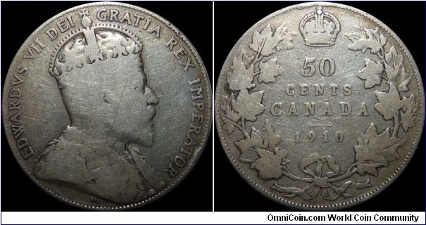 Canada 50 Cents 1910
