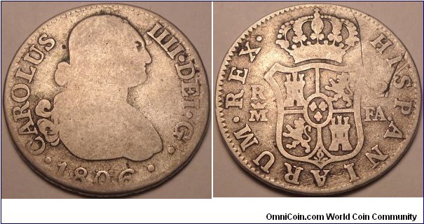 1806 2 Reales spain