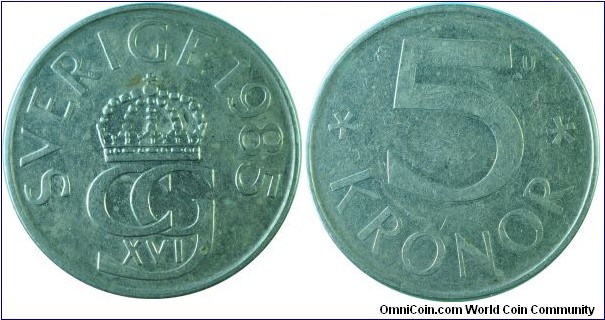 Sweden5Kronor-km853-1985