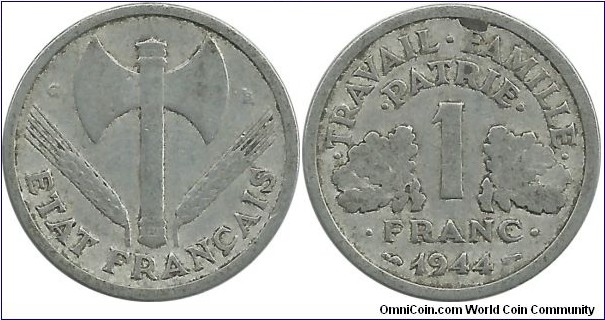 France 1 Franc 1944C
