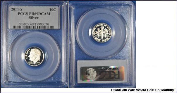 Roosevelt Dime - Proof 69 DCAM