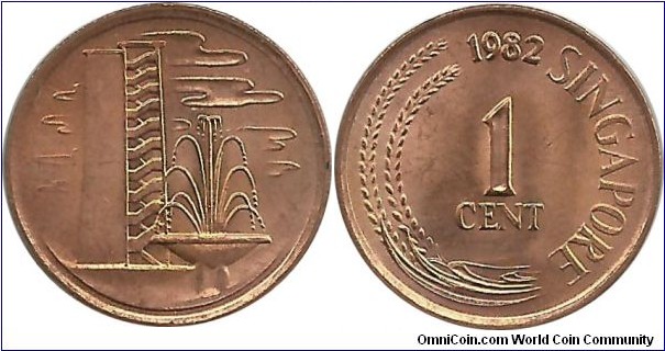 Singapore 1 Cent 1982