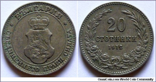 20 stotinki.
1912