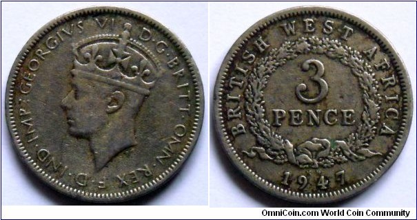 3 pence.
1947 (KN)