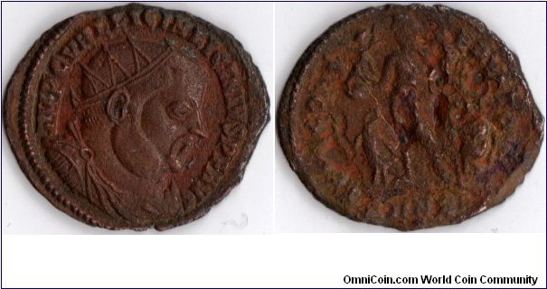 AE follis of Licinius I. IOVI CONSERVATORI reverse