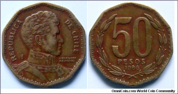50 pesos.
1986
