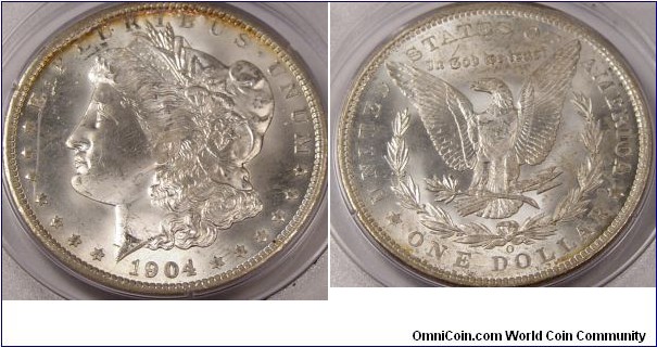 1904 O Morgan Dollar