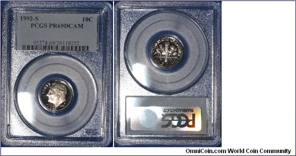 Roosevelt Dime PR69DCAM