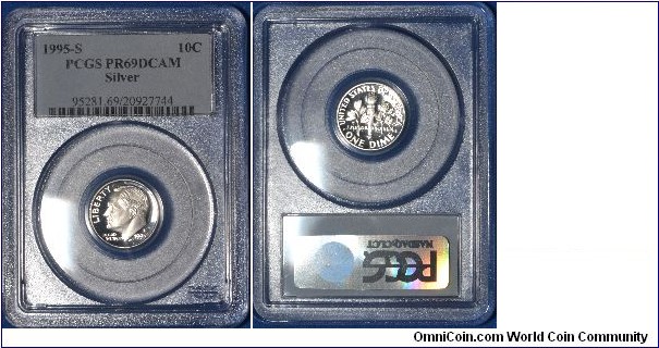 Roosevelt Dime - Silver PR69DCAM