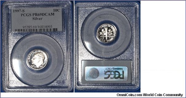 Roosevelt Dime - Silver PR69DCAM