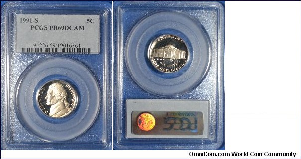 Jefferson Nickel PR69DCAM