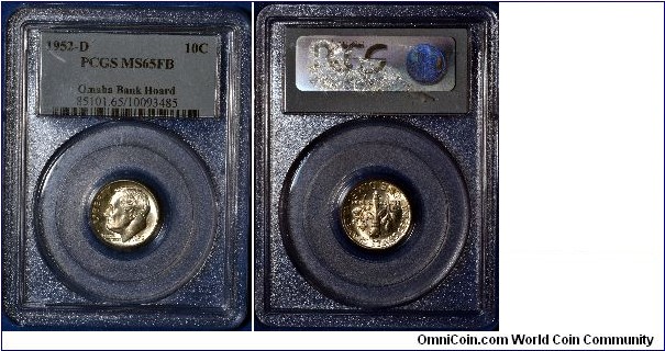Roosevelt Dime from the Denver Mint w 