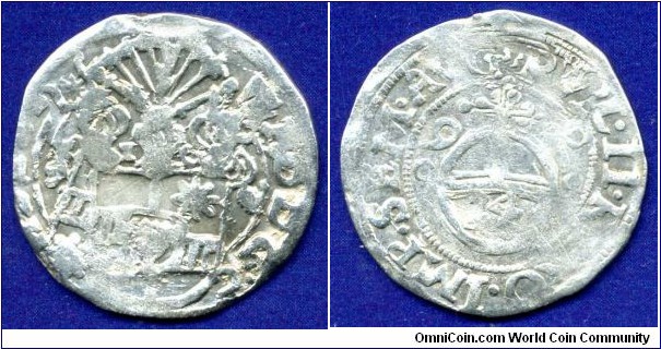 1/24 Thaler (Groschen).
Schauenburg und Holstein.
Adolf XIII (1576-1601).


Ag.