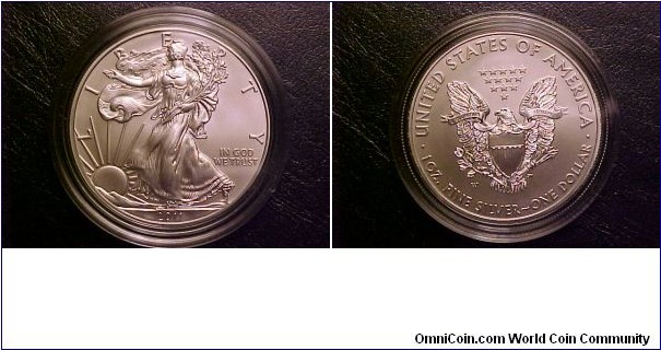 2011-W Silver Eagle from my 25th anniversary set!