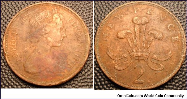 2 pence-metal detector find in UK