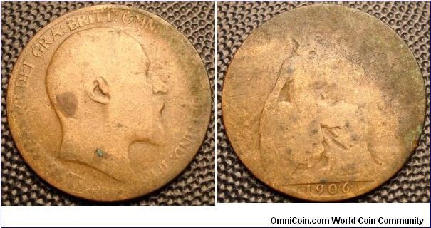 Half penny-metal detector find in UK