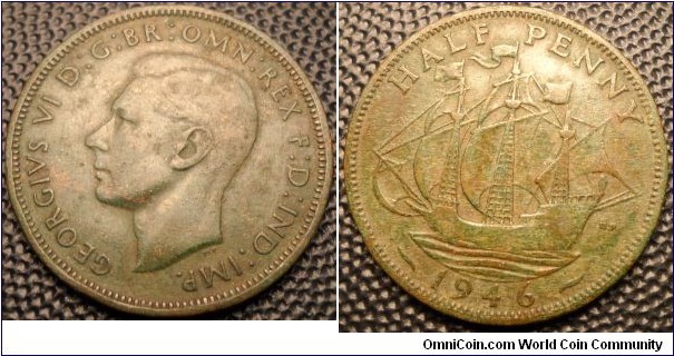 half penny-metal detector find in UK