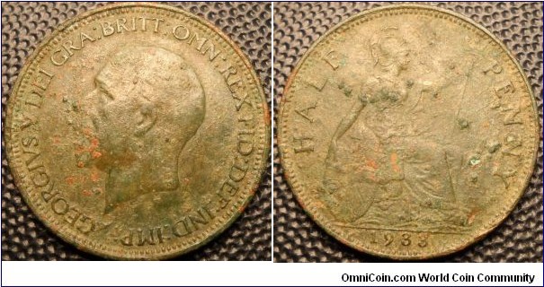 half penny-metal detector find in UK