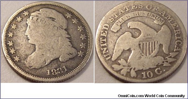 1831 Dime