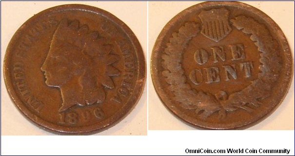 1896 Indian head cent