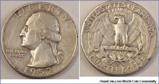 1952 D Quarter