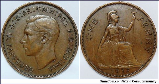 George VI Penny