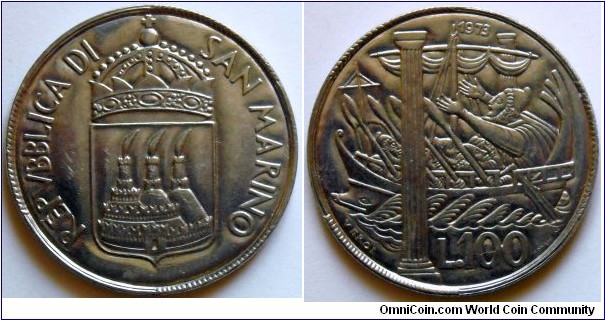 100 lire.
1973