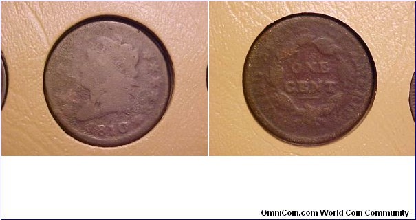 A AG/G example of a classic head large cent, not easy to find!