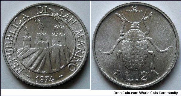 2 lire.
1974