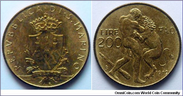 200 lire.
1979, F.A.O.