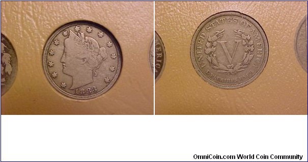 The first year of the Liberty nickel, without the denomination 