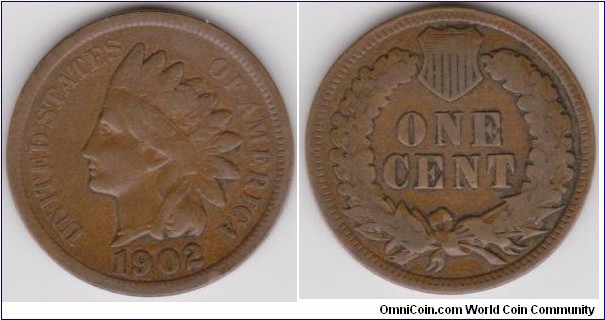 1902 Indian Head Cent