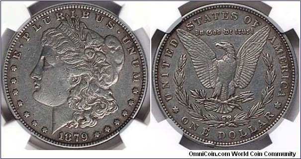 1879 Morgan Silver Dollar