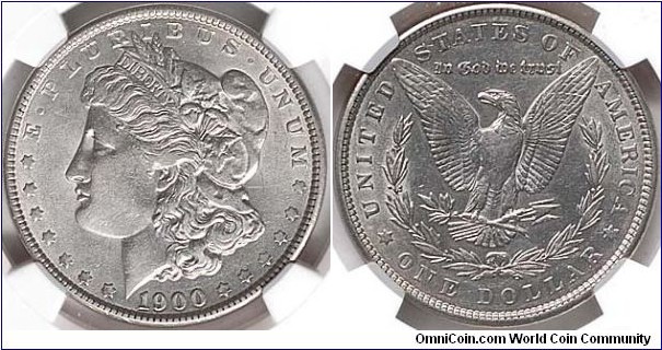 1900 Morgan Silver Dollar