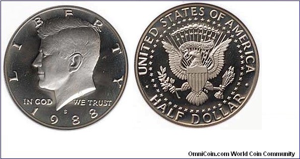 1988 S PF 69 Ultra Cameo 50C