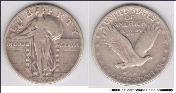 1930 Standing Liberty 25C